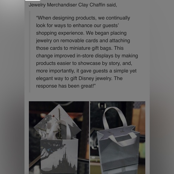 Disney Kingdom Castle Beauty & The Beast Pocket Watch with a Mini Disney Bag - Picture 8 of 8